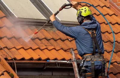 Démoussage et hydrofuge de toiture à Banon